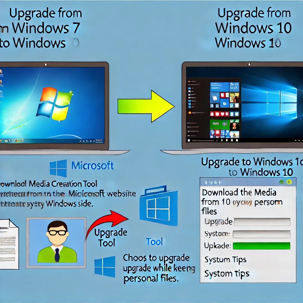 Cách nâng cấp win 7 lên win 10