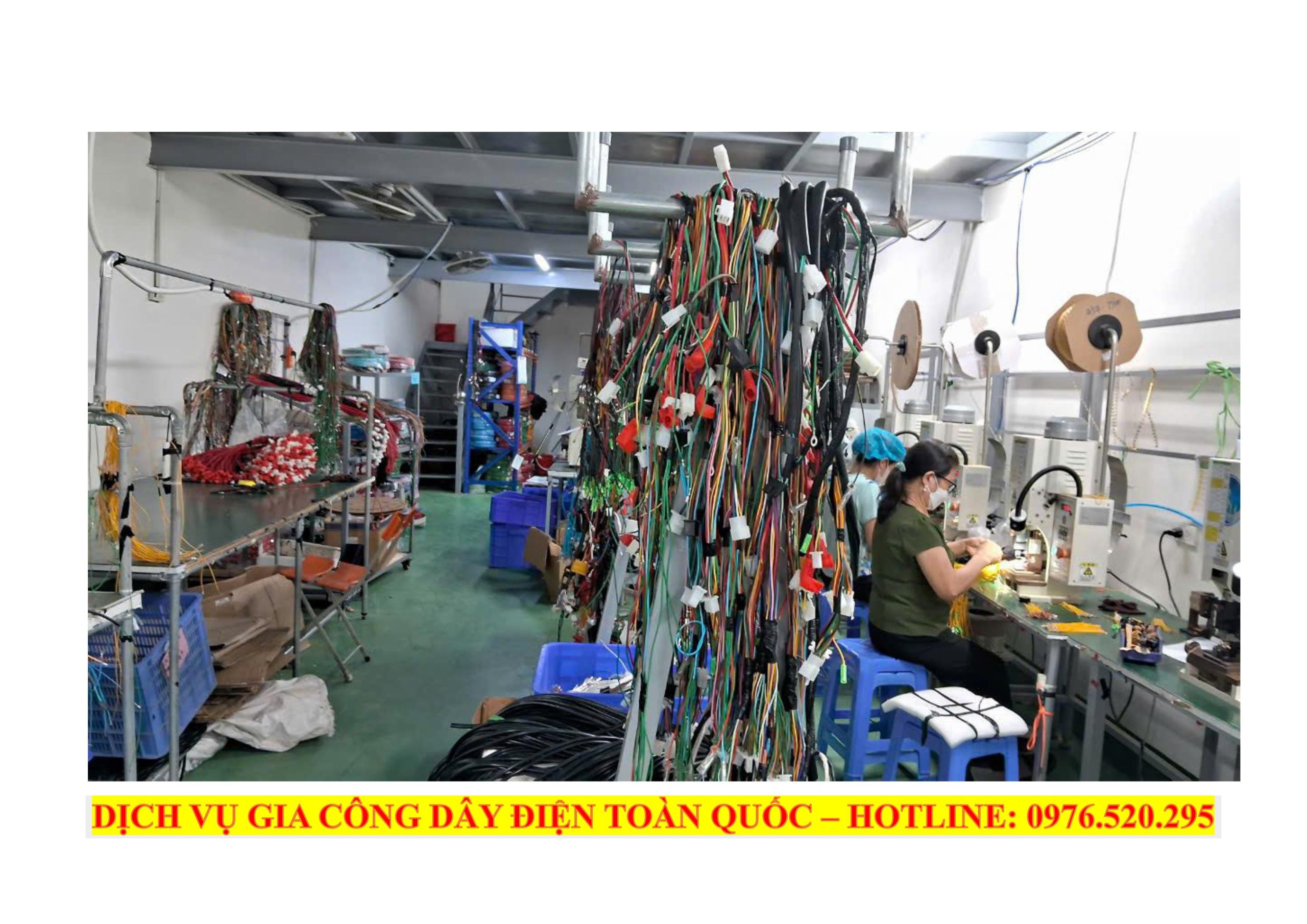 Gia công dây điện theo yêu cầu