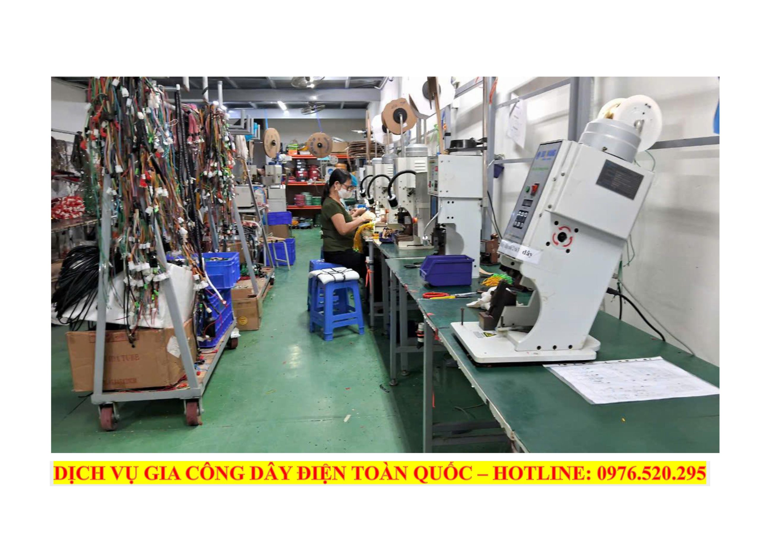 Gia công dây điện theo yêu cầu