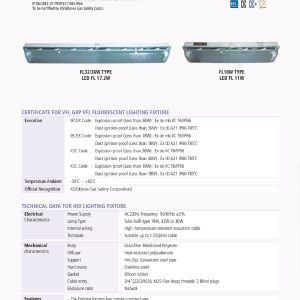 Đèn Tuýp LED phòng chống cháy nổ hàn quốc tiêu chuẩn quốc tế Atex