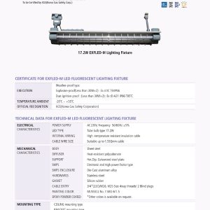 Đèn Tuýp LED phòng chống cháy nổ hàn quốc tiêu chuẩn quốc tế Atex