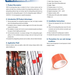 Miếng dán dập cháy dạng băng dính dập lửa tủ điện