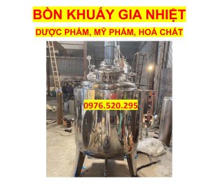 Bồn Khuấy Gia Nhiệt Là Gì? Cấu Tạo và Ứng Dụng Trong Sản Xuất Công Nghiệp