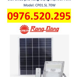 Đèn Chiếu Pha Năng Lượng Mặt Trời Rạng Đông 70W Model: CP01.SL 70W
