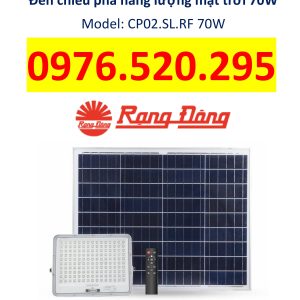 Đèn Chiếu Pha Năng Lượng Mặt Trời Rạng Đông 100W Model: CP02.SL.RF 100W
