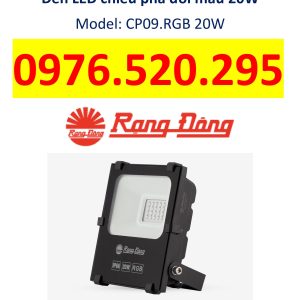 Đèn LED Chiếu Pha Đổi Màu Rạng Đông 20W Model: CP09.RGB 20W