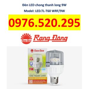 Đèn LED Chong Thanh Long Rạng Đông 9W Model: LED.TL-T60 WRF/9W