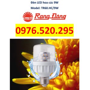 Đèn LED Hoa Cúc Rạng Đông 9W Model: LED HC A60/9W