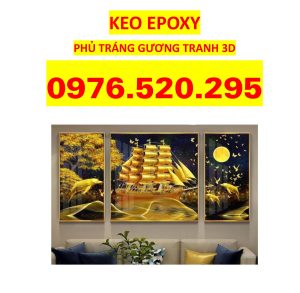 • Ứng Dụng Của Keo Epoxy Resin Trong Nghệ Thuật Tranh tráng gương 3D
