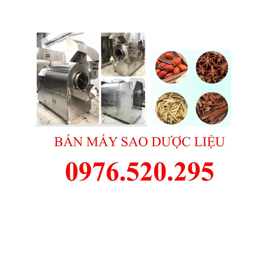 Máy sao dược liệu