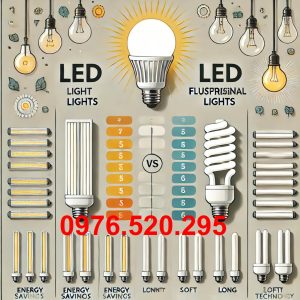 Nên chọn đèn led hay đèn huỳnh quang