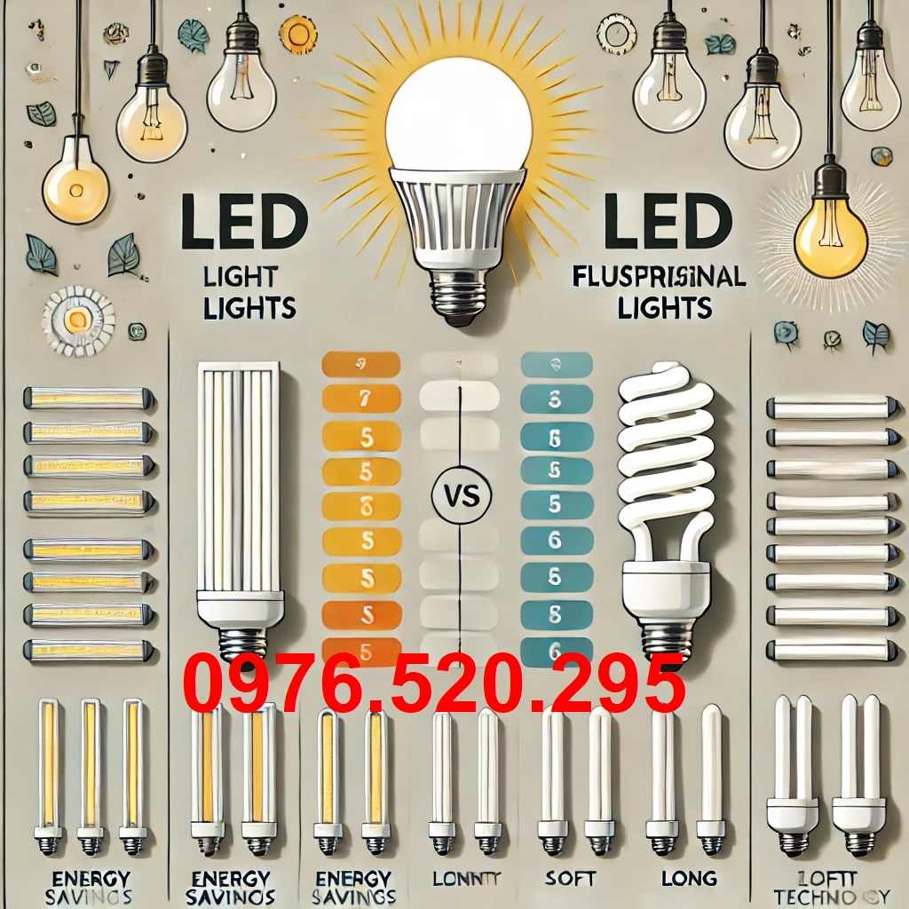 Nên chọn đèn led hay đèn huỳnh quang